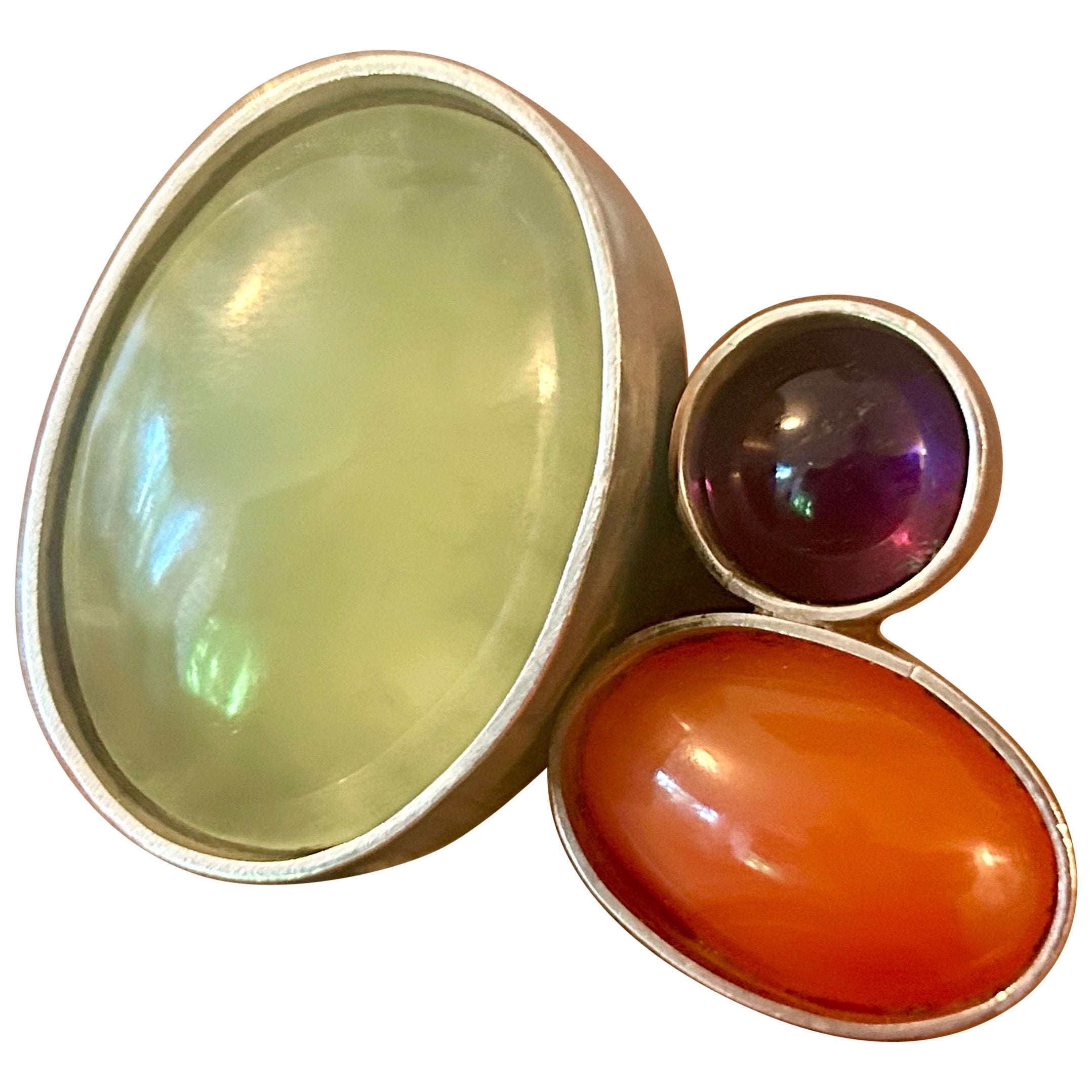 Anello in argento 925 Gioielli artigianali Heidi Abrahamson 2015 in vendita