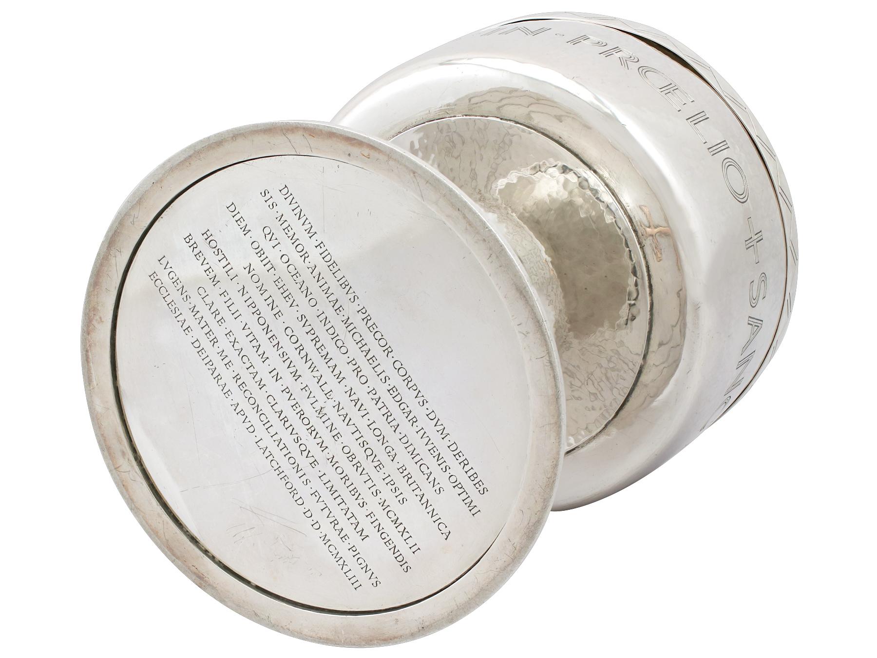 Sterling Silver Ciborium, circa 1940 8