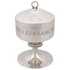 Vintage Sterling Silver Ciborium, circa 1940