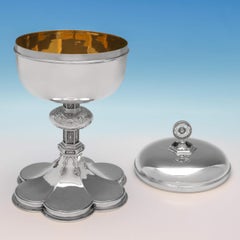 Sterling Silver Ciborium with Diamond Finial by Vanpoulles Ltd.