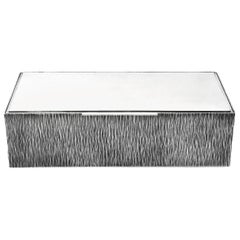 Sterling Silver Cigar Box / Cigarette Box Gerald Benney, 1981