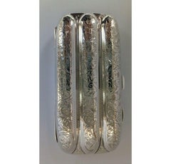 Coffret à cigares en argent sterling de William Henry Sparrow, 1911