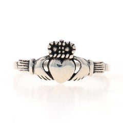 Sterling Silver Claddagh Ring - 925 Friendship Love Marriage