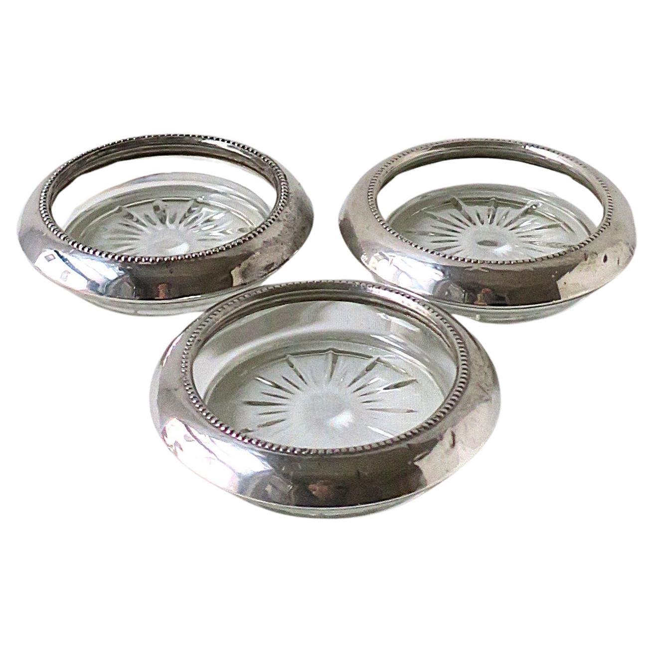 Posavasos de plata de ley