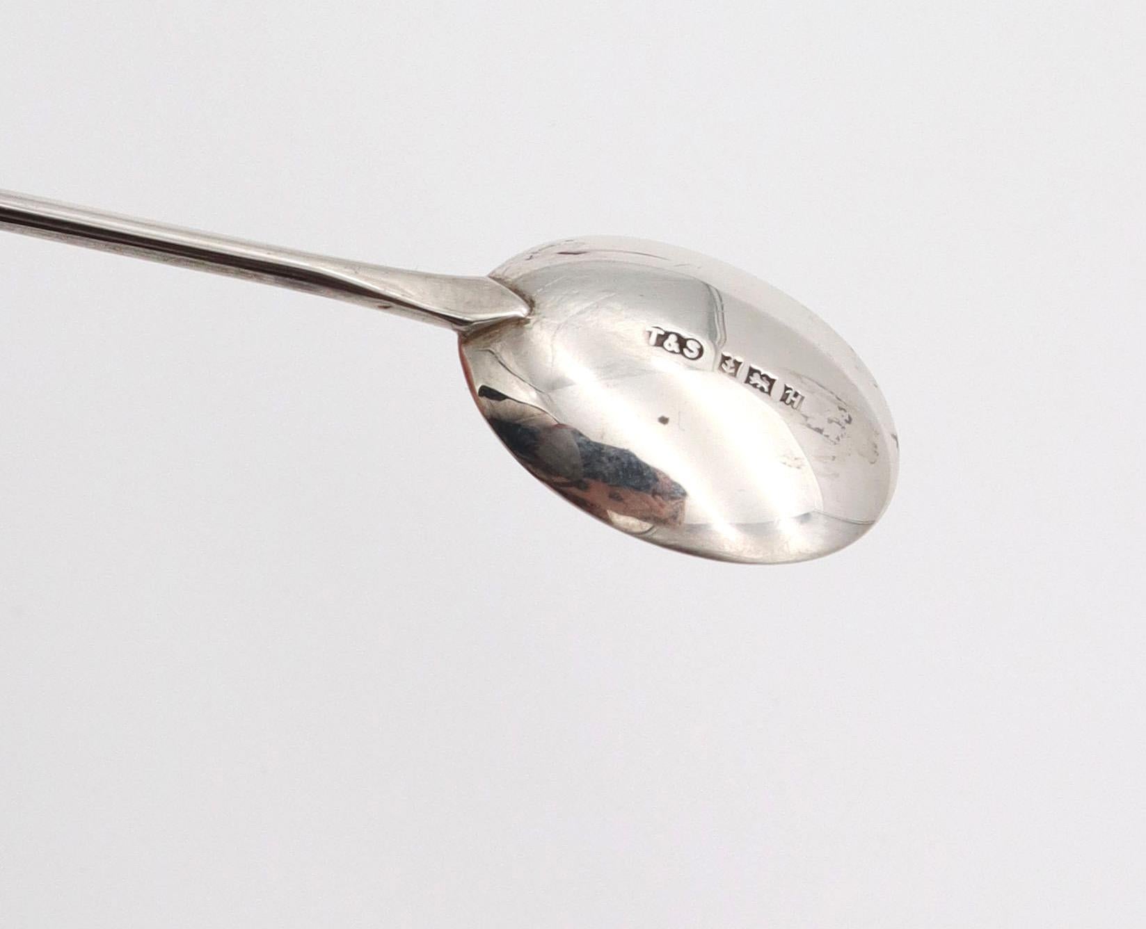 Sterling Silver Cocktail or Olives Forks and Spoon Made by the T.S. Company 1932 6