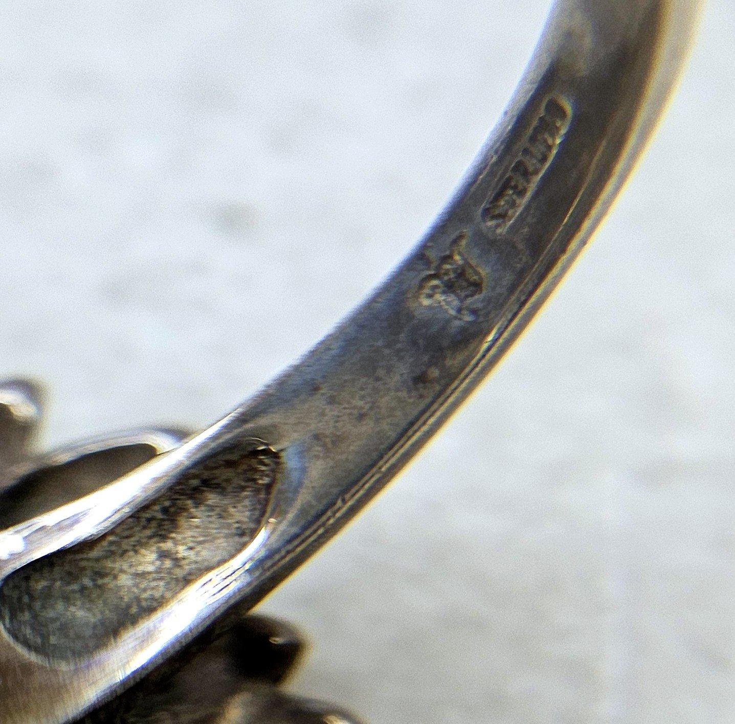 Anillo de cóctel de plata de ley, Vintage OFERTA DE CIERRE siglo XX en venta