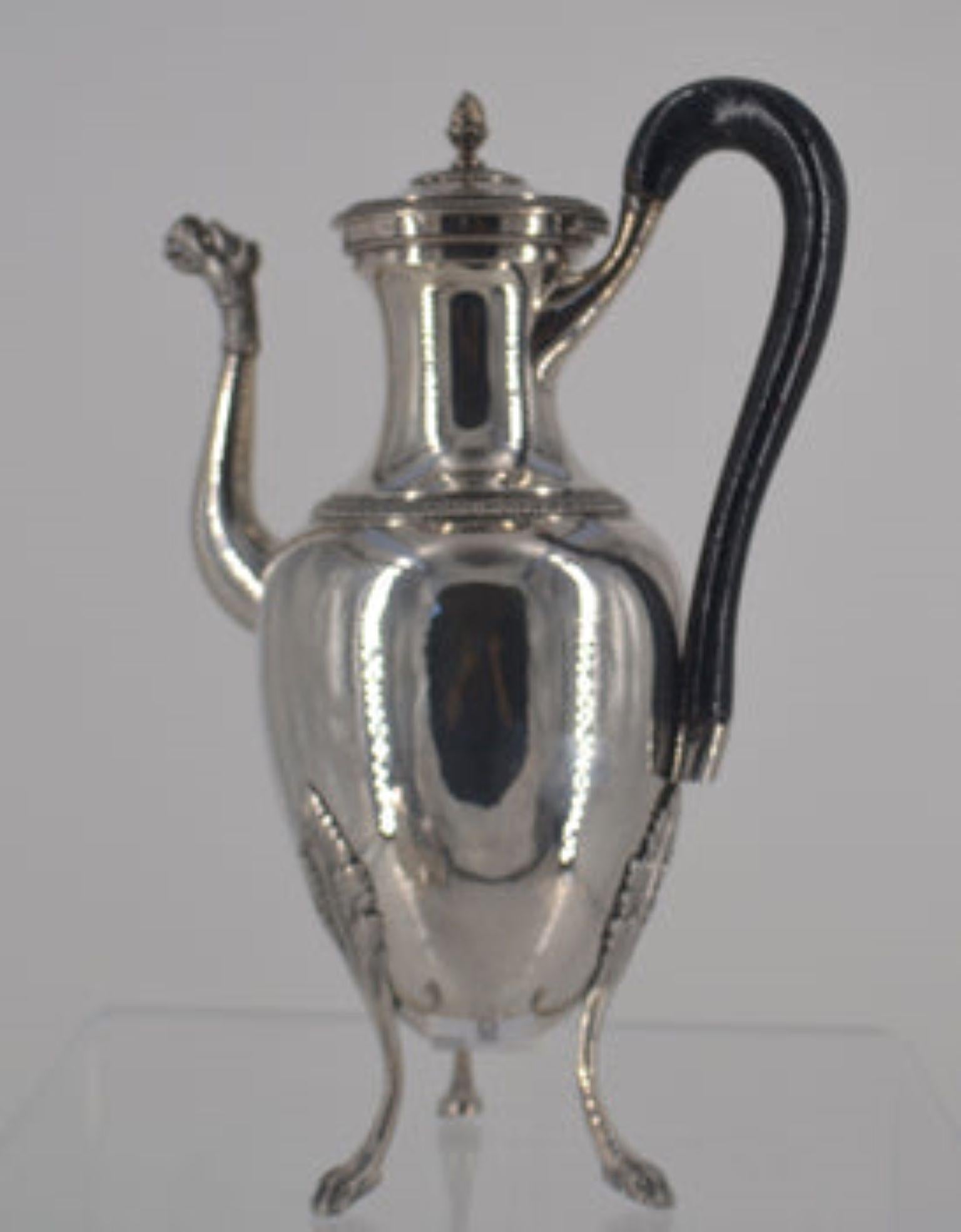 Sterling Silver Coffee/Tea pot with Animal spout.
