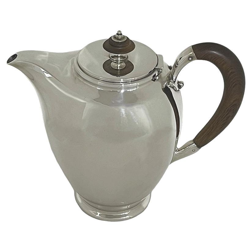 Sterling silver coffeepot, ca 1940 For Sale