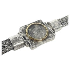 Sterling Silver Coin Bracelet