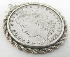 Sterling Silver Coin Pendant
