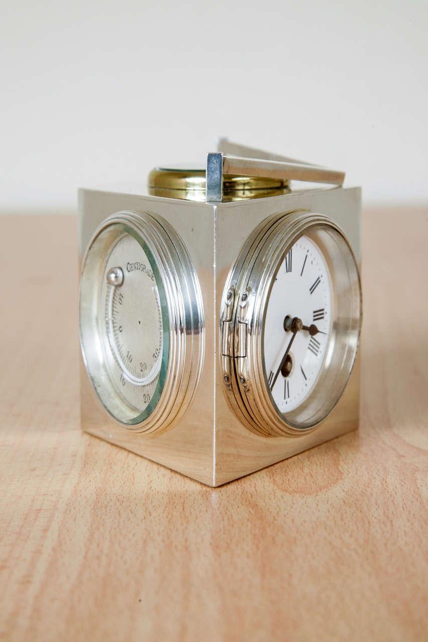 Combination-Uhr aus Sterlingsilber im Zustand „Gut“ im Angebot in London, GB