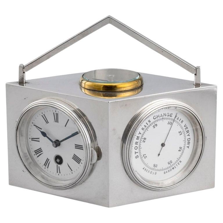 Reloj combinado de plata de ley