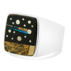 Sterling Silver Comet Men’s Ring