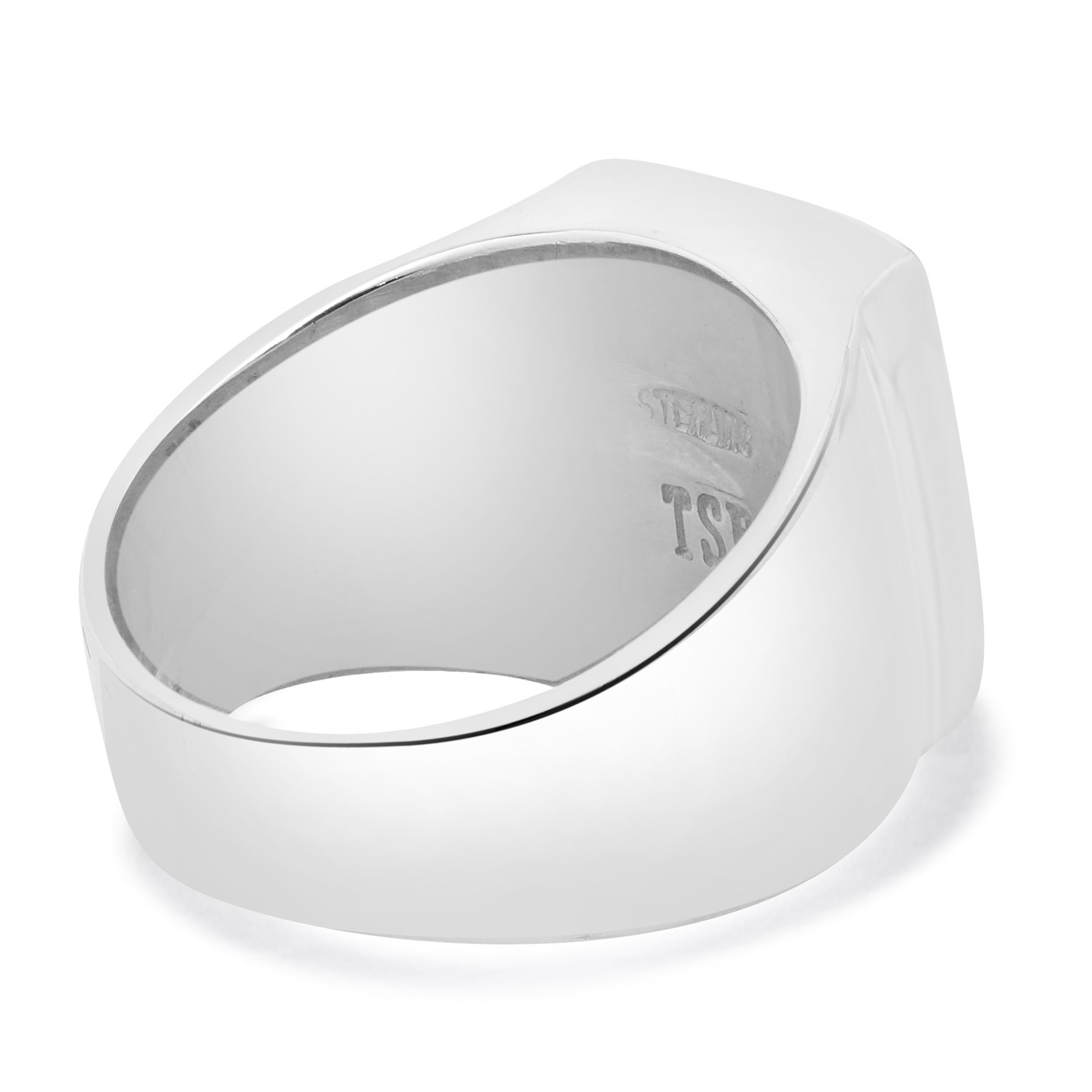 Women's or Men's Sterling Silver Comet Men’s Ring For Sale