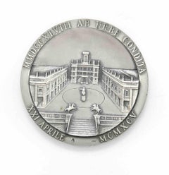 Sterling Silver Commemorative Medal dedicated to Torquato Tasso ..., 1995