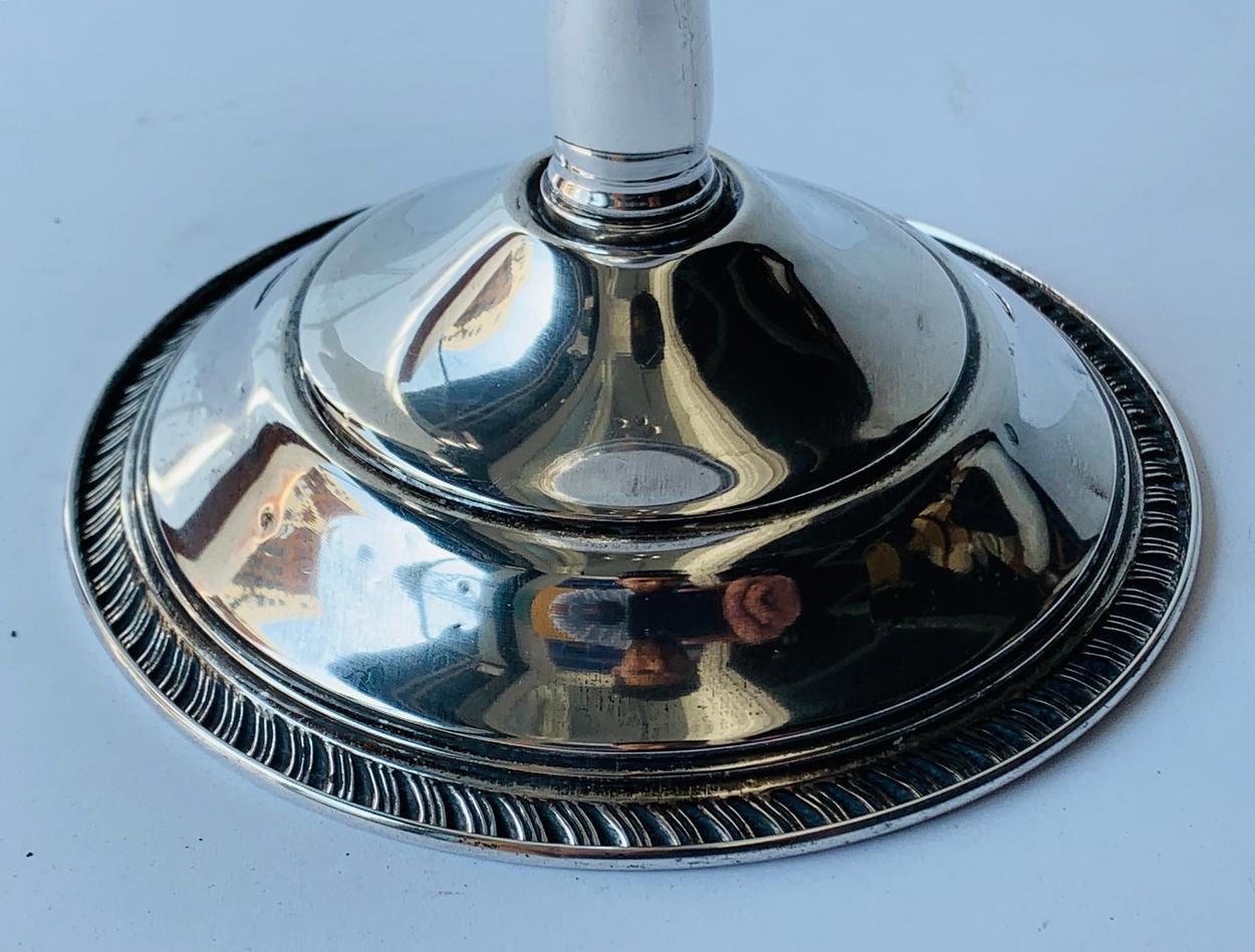 American Sterling Silver Compote Candy Dish For Sale