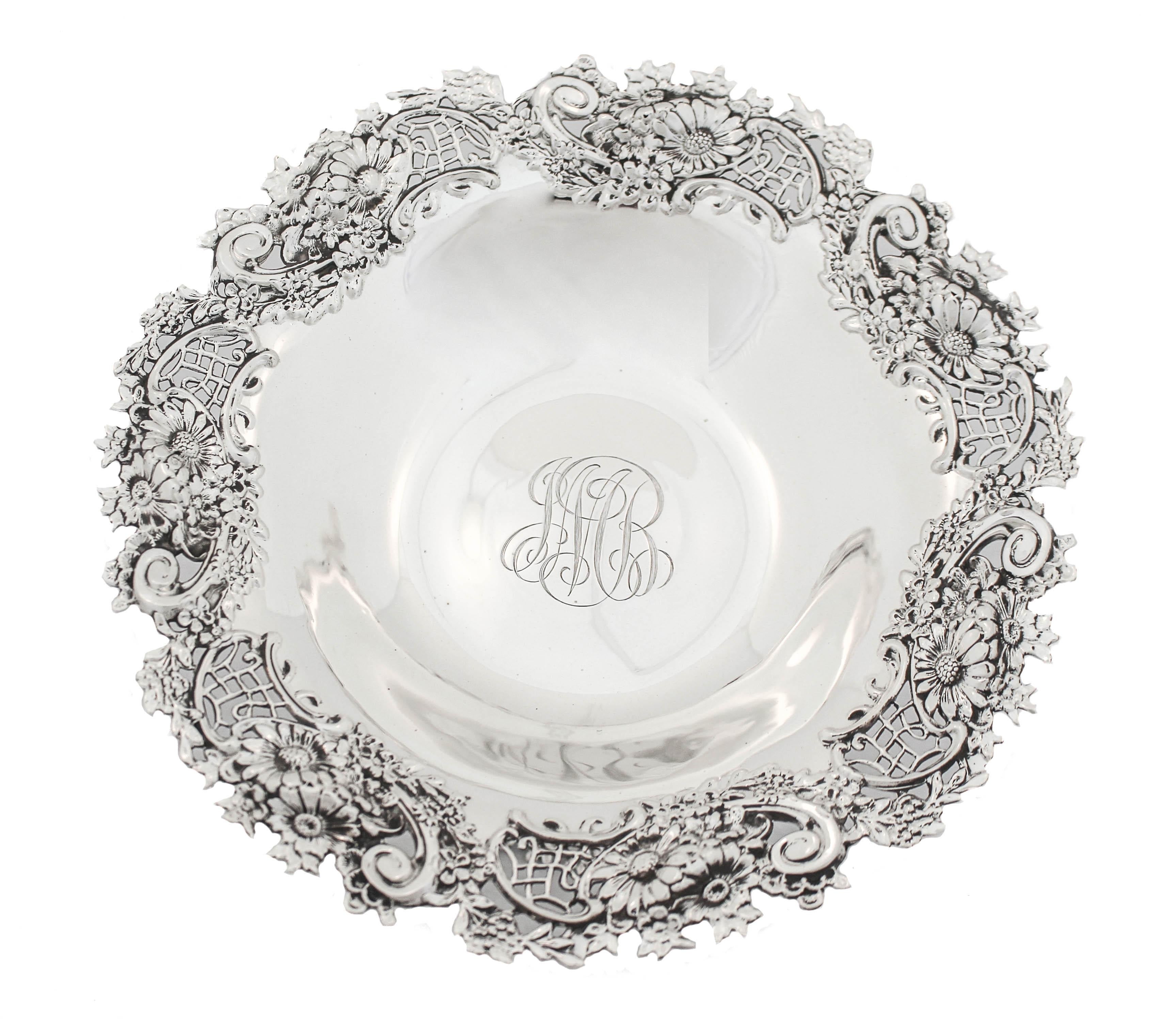 American Sterling Silver Compote For Sale