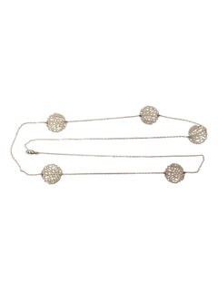 Collier « Branch Station » en argent sterling avec corail, 34" #24726