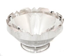 Cuenco artesano de plata de ley