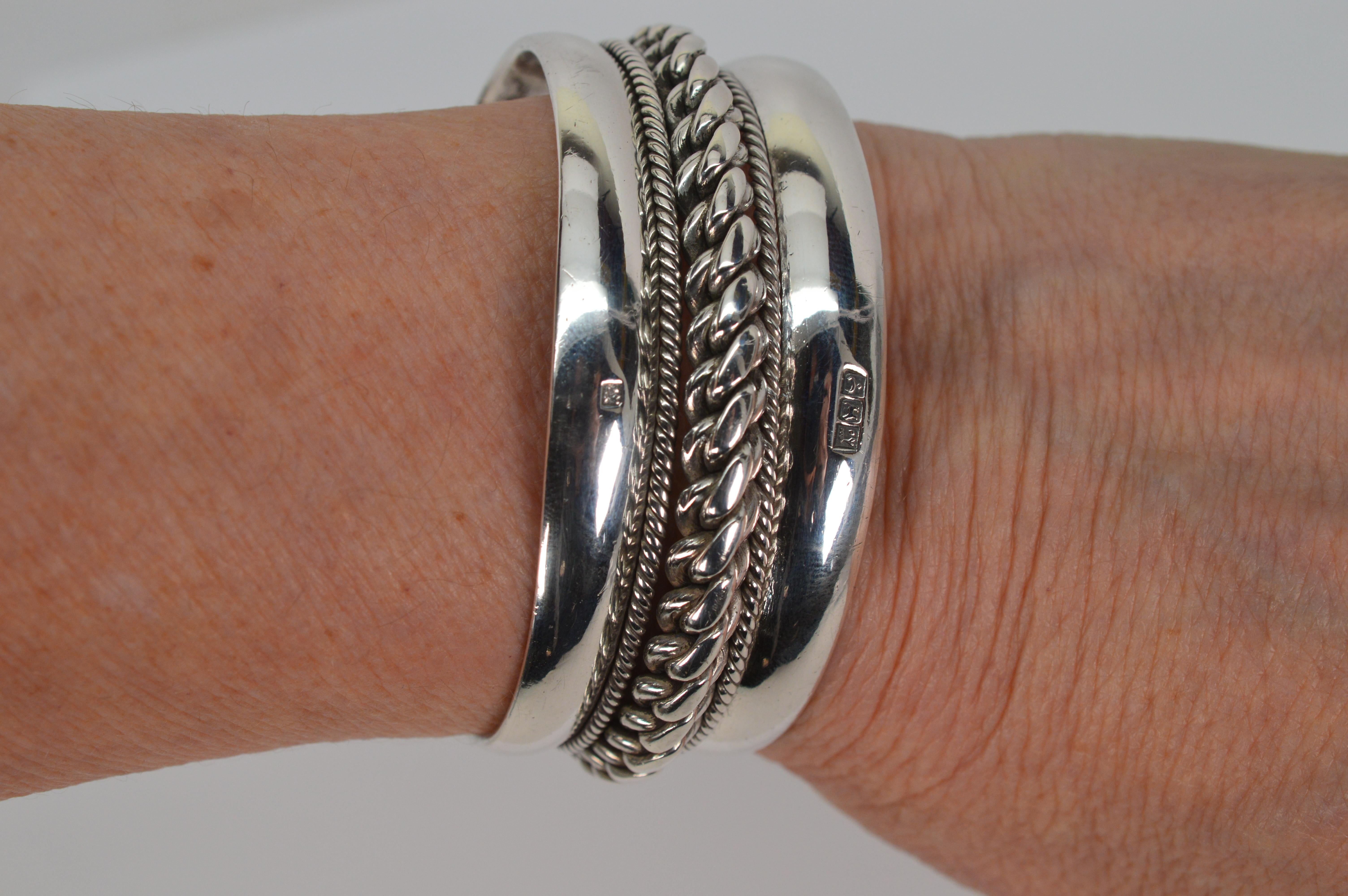 Sterling Silver Craftsman Cuff Bracelet 1