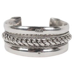 Sterling Silver Craftsman Cuff Bracelet