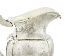 Brocca d'acqua artigianale in argento sterling