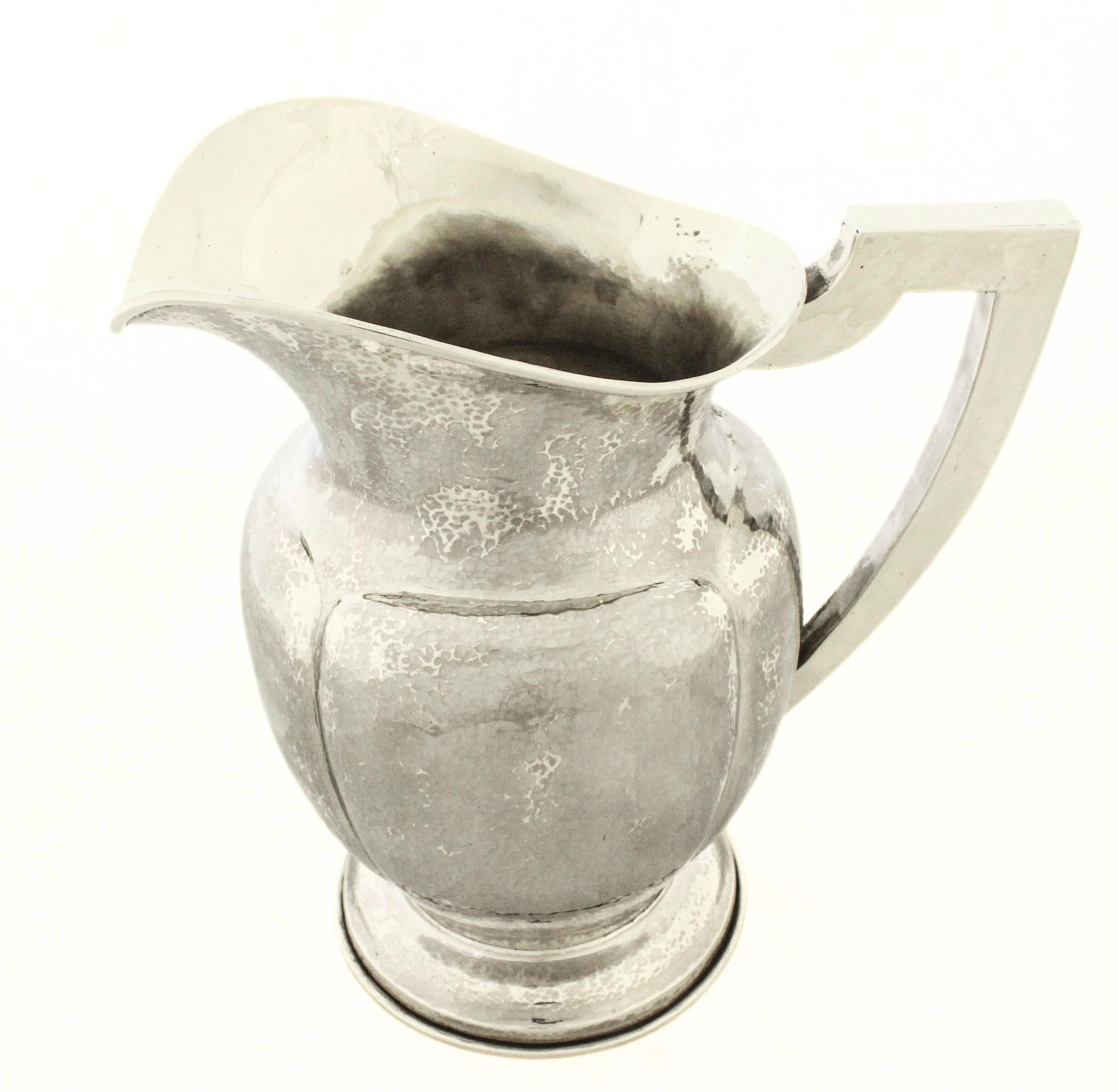 Sterling Silver Craftsman Water Pitcher (Sterlingsilber) im Angebot