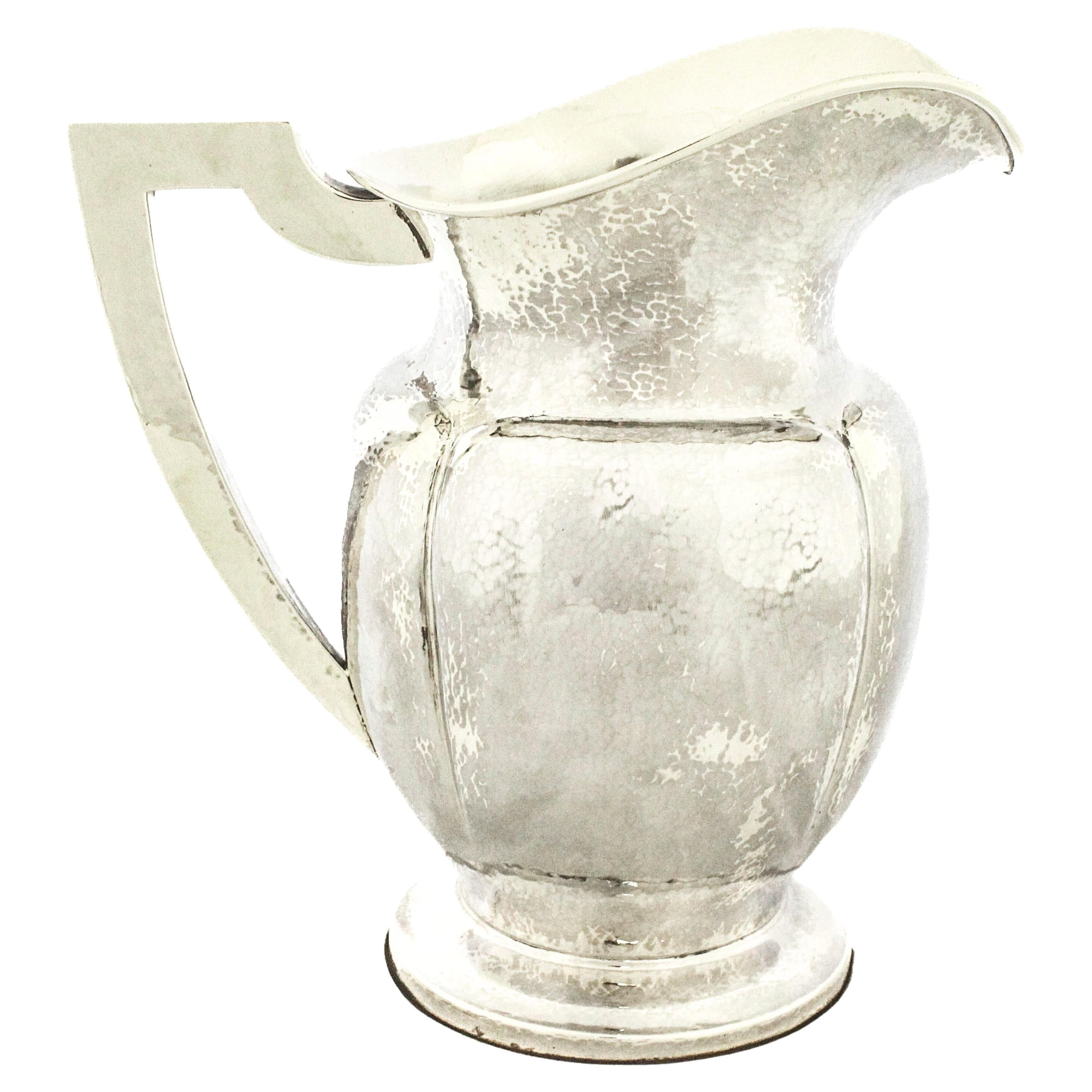 Sterling Silver Craftsman Water Pitcher