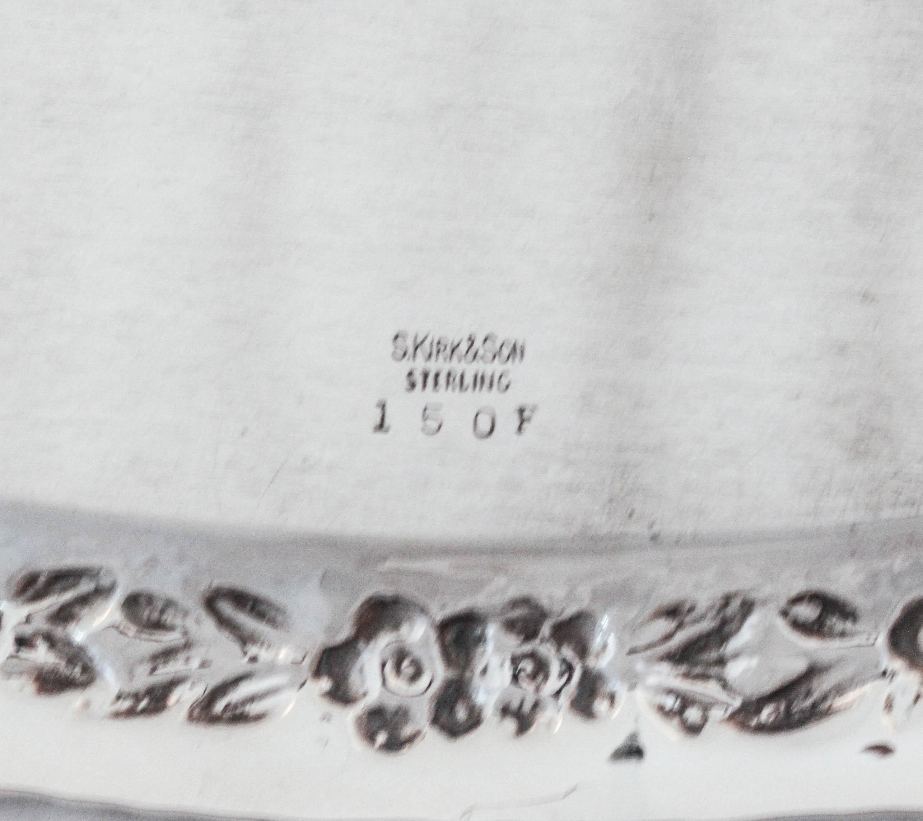 Sterling Silver Cream & Sugar with Tray 2