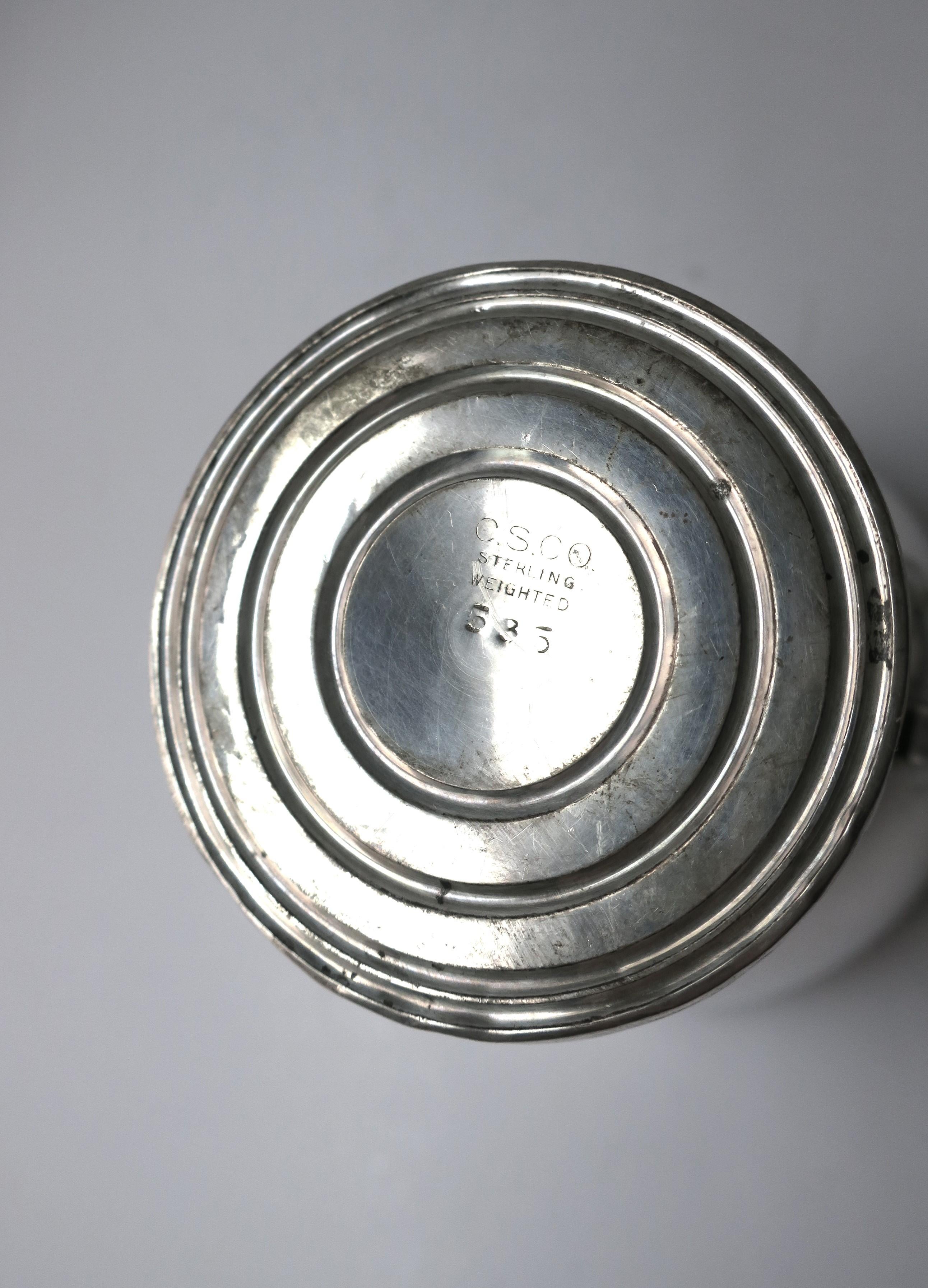 Juego de azúcar y crema de plata de ley en venta 6