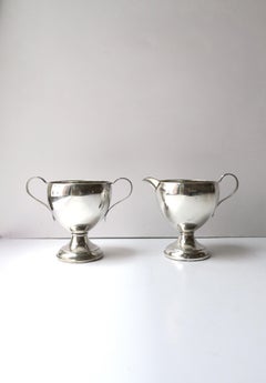 Sterling Silver Creamer and Sugar Set