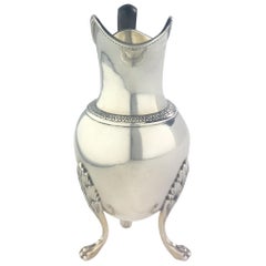 Used Sterling Silver Creamer by French Master Silversmith Andre Aucoc