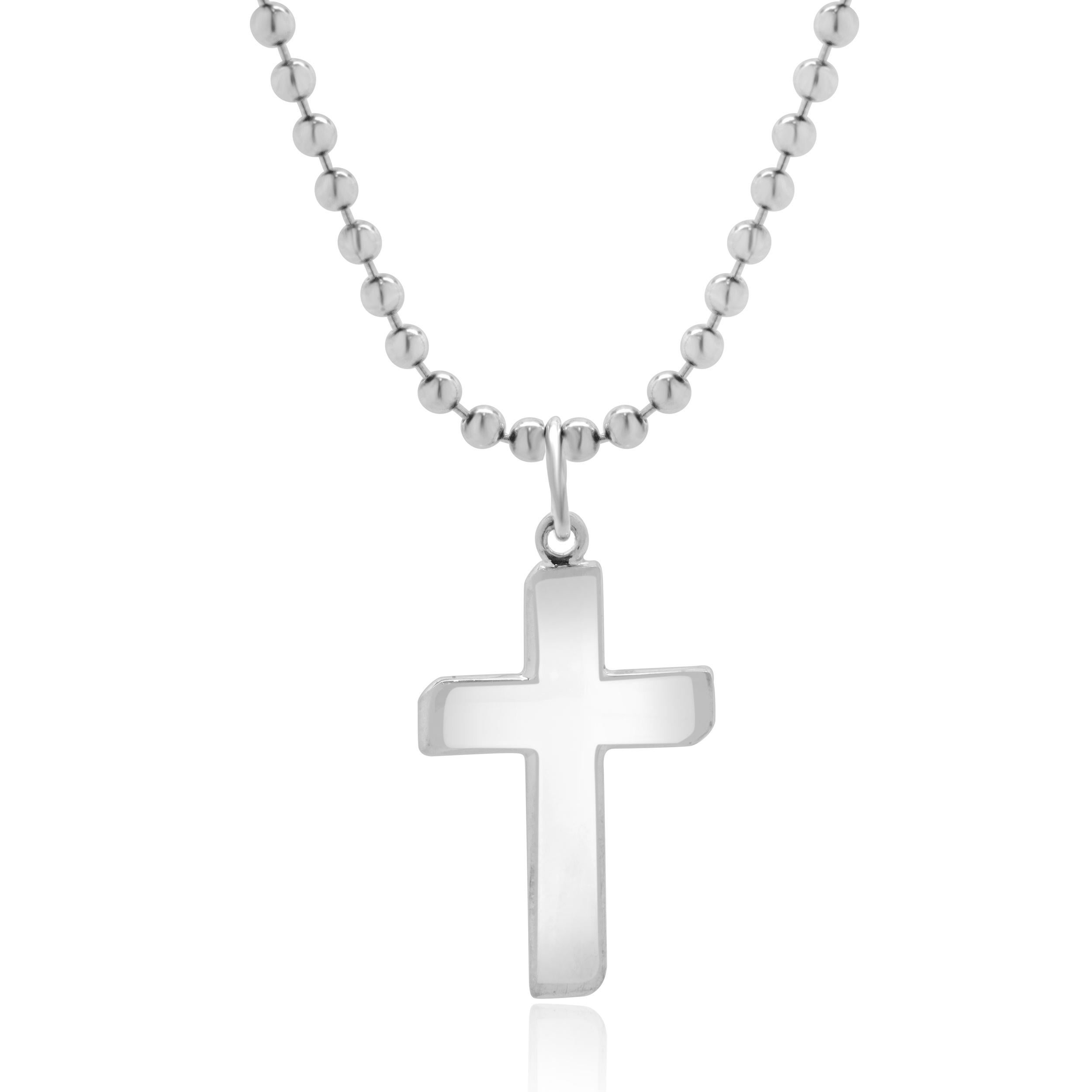 Designer: custom 
Material: sterling silver 
Dimensions: necklace measures 22-inches in length
Weight: 12.90 grams

