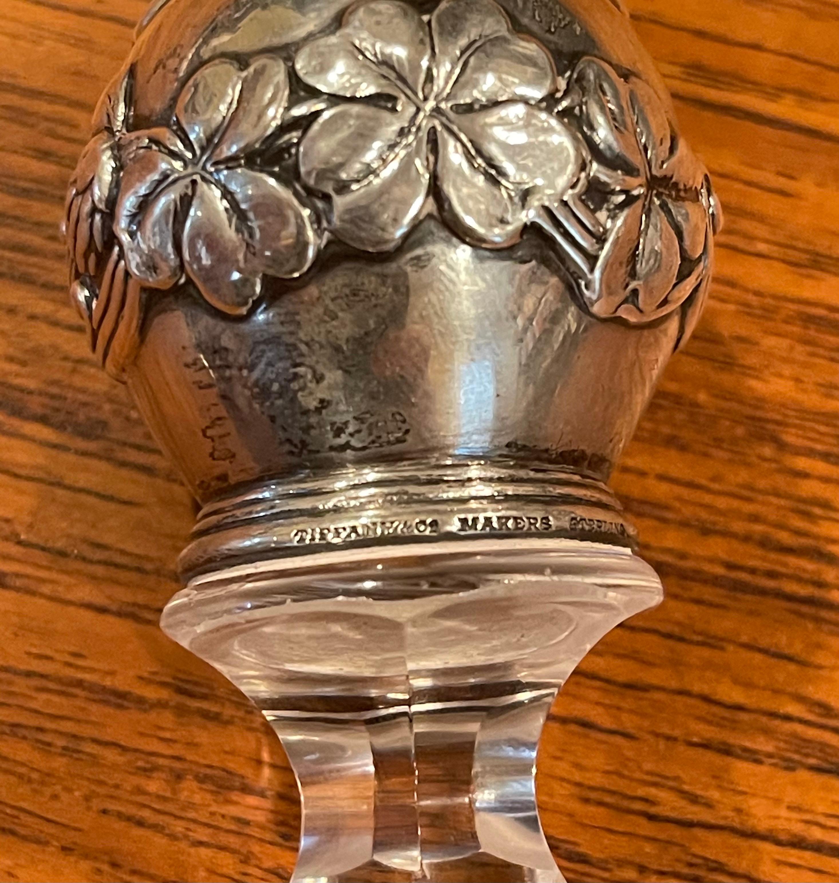 Sterling Silver & Crystal Bottle Stopper by Tiffany & Co. 2
