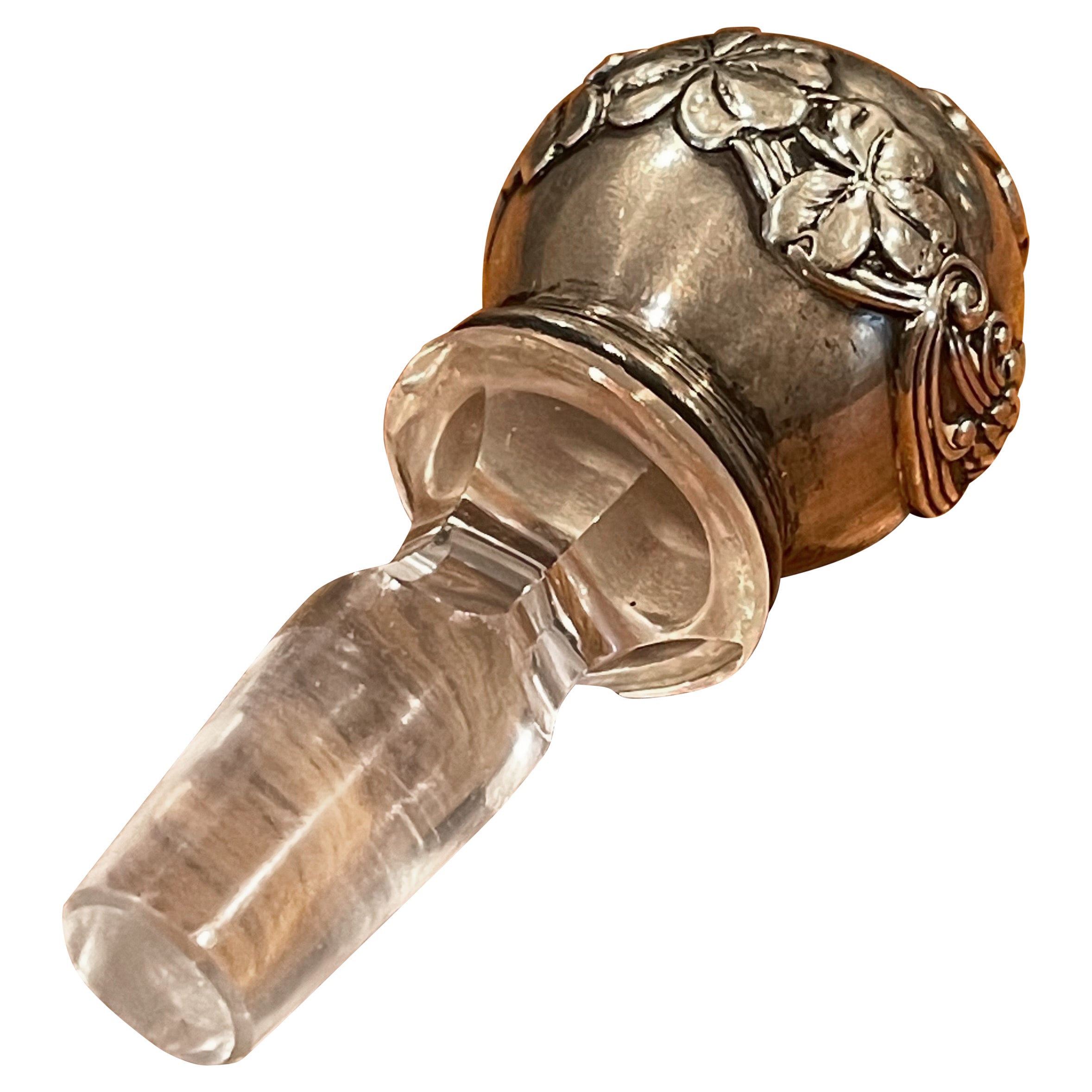 Sterling Silver 
Crystal Bottle Stopper by Tiffany 
Co.