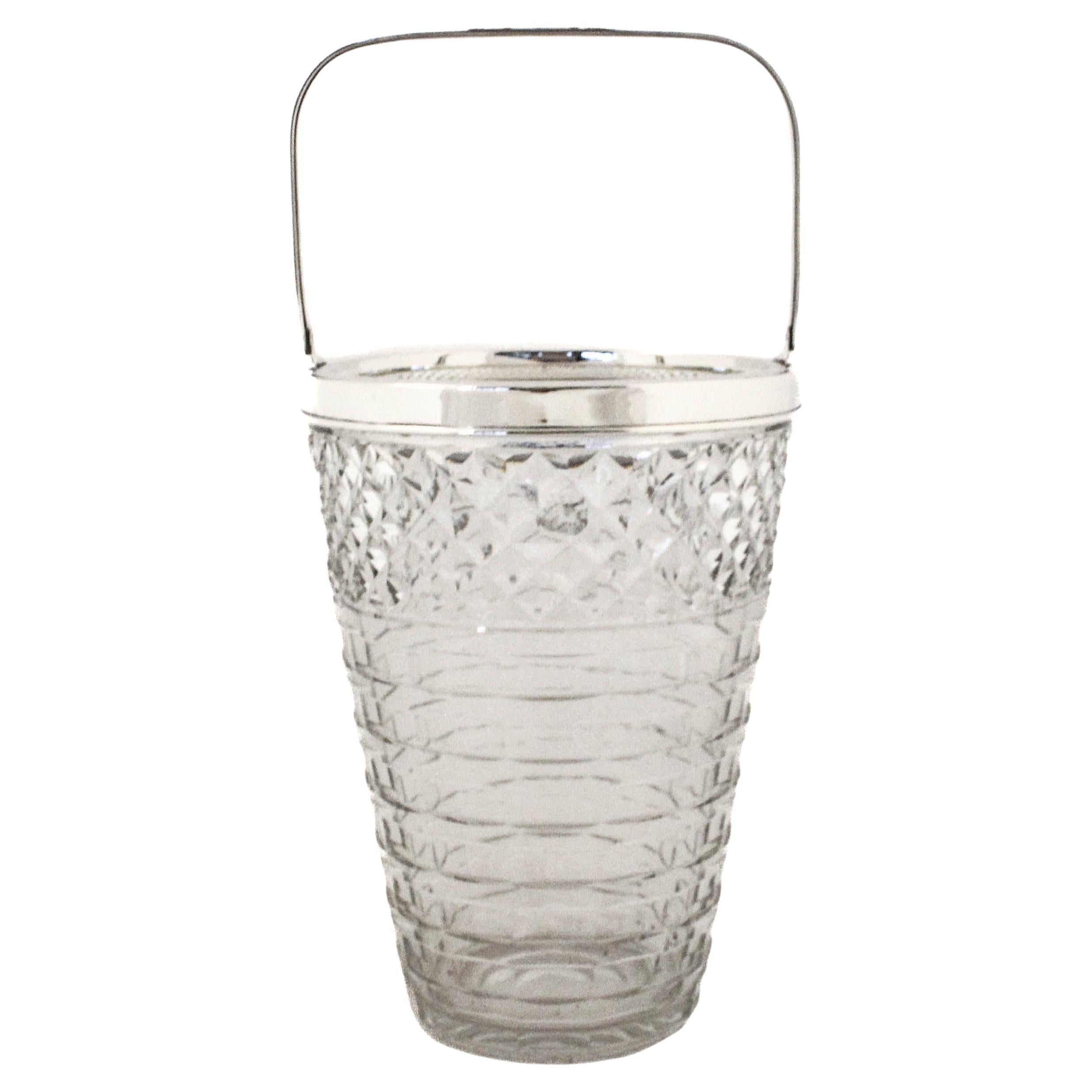 Cubitera de Plata de Ley y Cristal