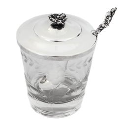 Sterling Silver & Crystal Jar