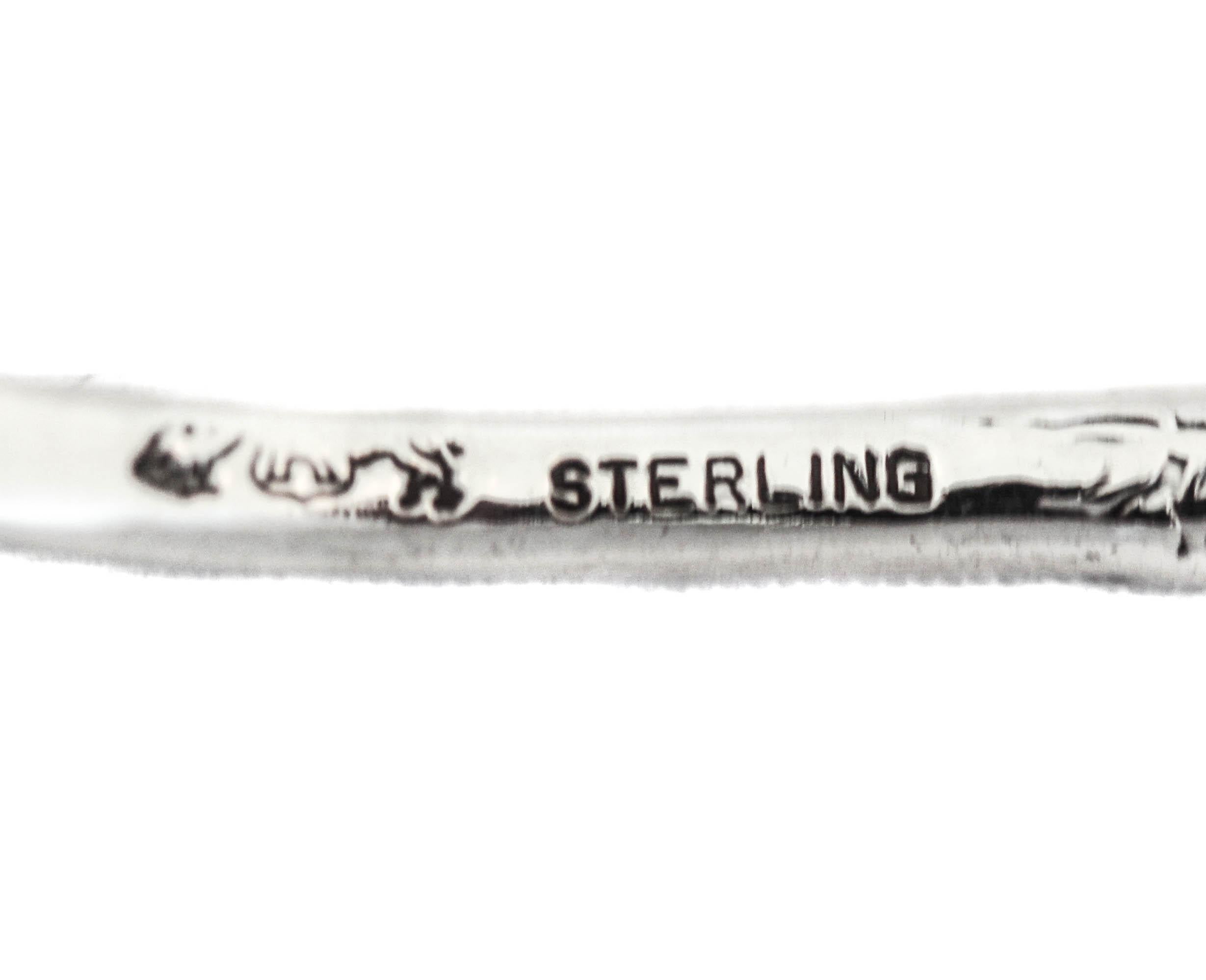 Sterling Silver & Crystal Jar For Sale 2