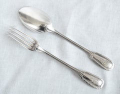 Sterling silver cutlery set for a child by Puiforcat