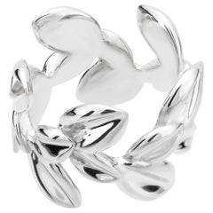 Sterling Silver Dalia Petals Ring, size 65