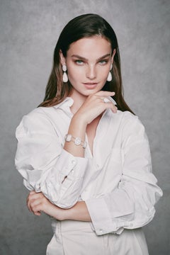 Sterling Silver Dancing Goddesses Cameo Bracelet