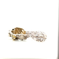 Sterling Silver "David the Lover Boy" Key Ring/Pill Box/Pendant with Brass