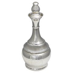 Sterling Silver 'Decanter' bottle and stopper