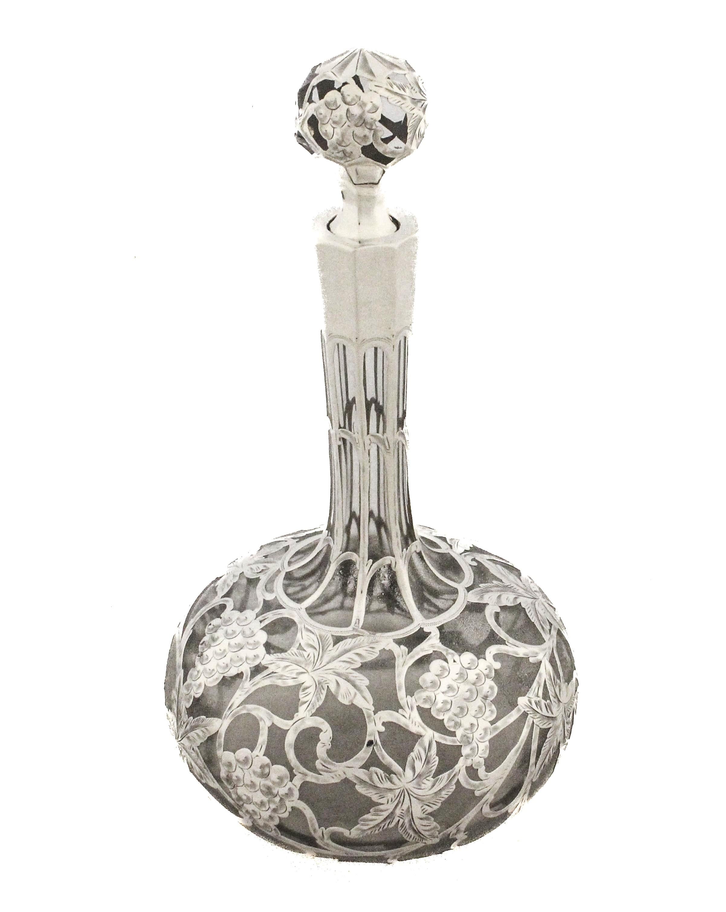 Decanter in argento sterling In condizioni ottime in vendita a Brooklyn, NY