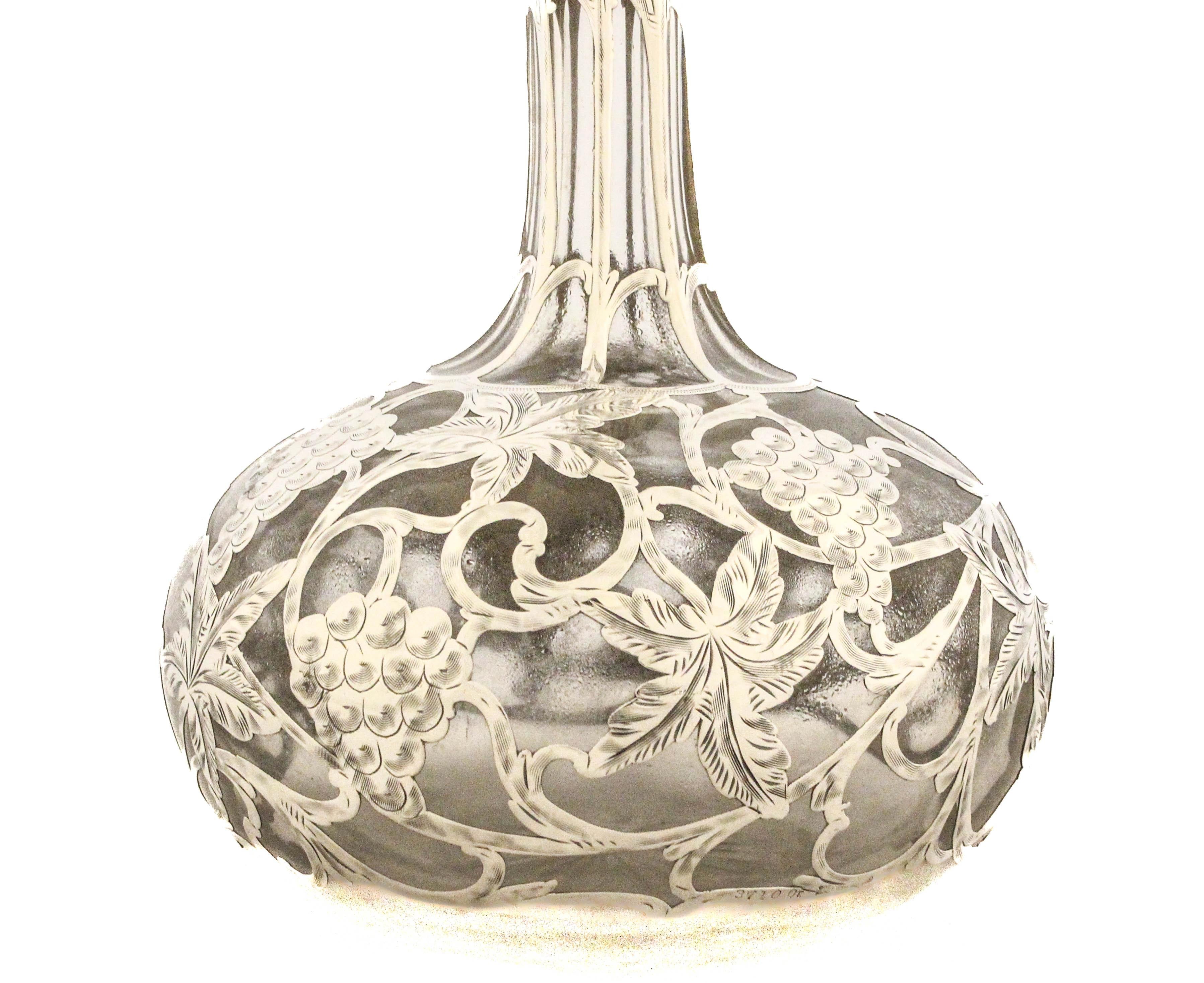 Fine XIX secolo Decanter in argento sterling in vendita