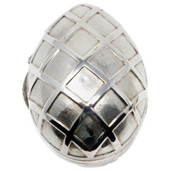 Sterling Silver Decorative Egg #2