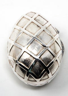 Sterling Silver Decorative Egg