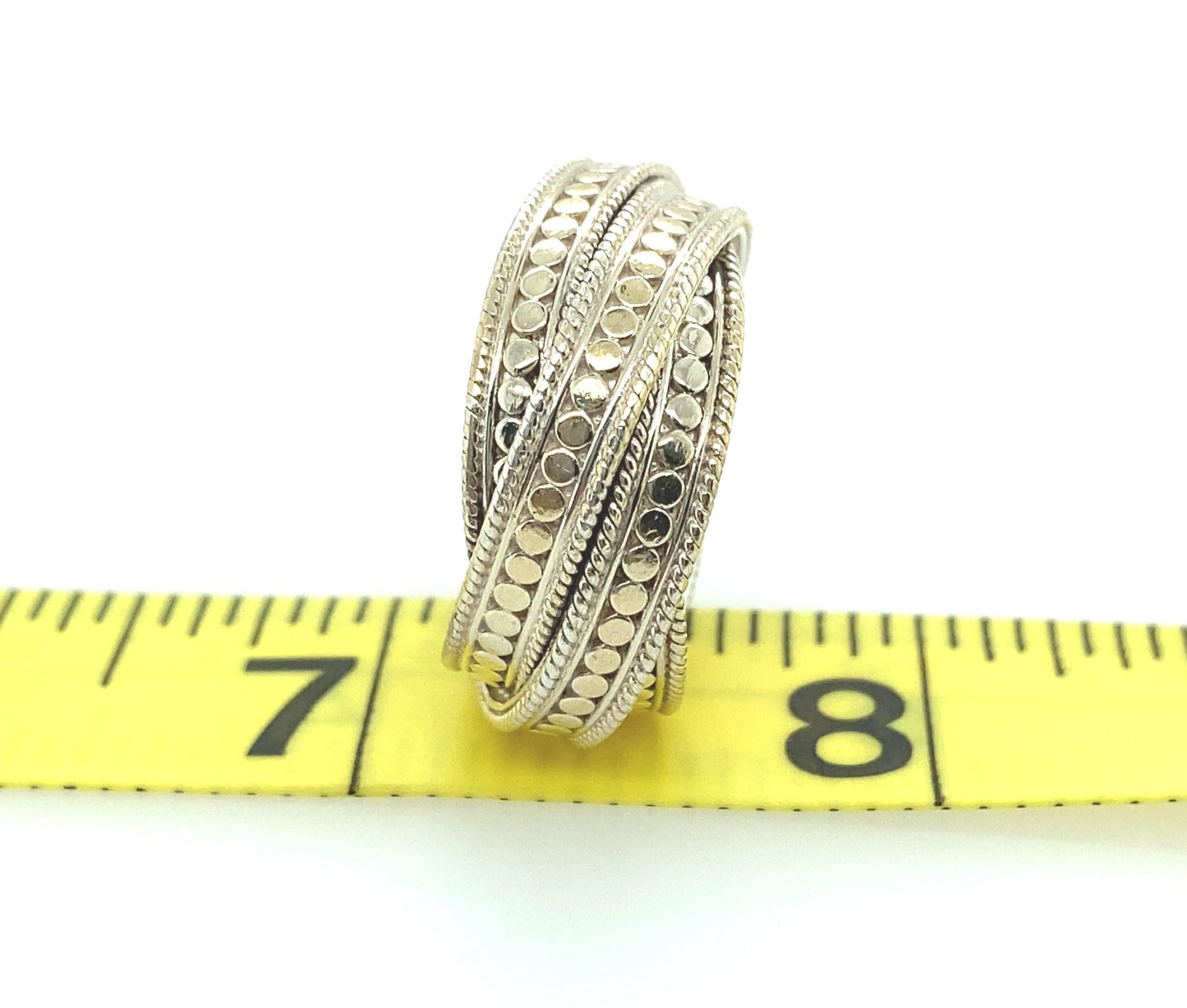 Sterlingsilber-Ring „Timor Twist“ von Anna Beck 1