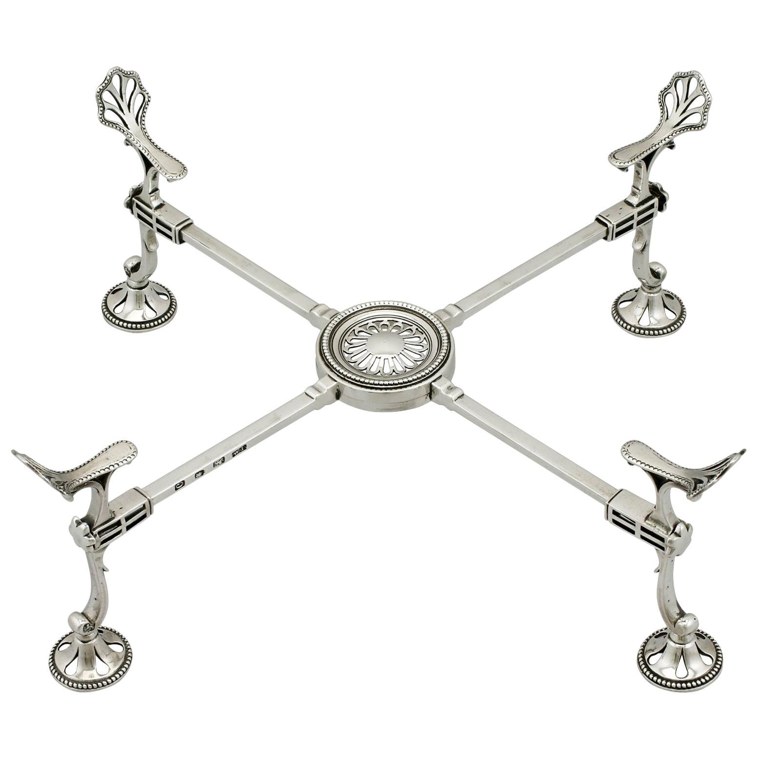 Sterling Silver Dish Cross, Antique George III, '1778'
