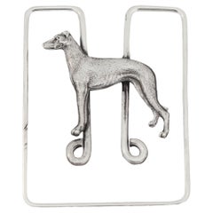 Sterling Silver Dog Bookmark